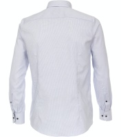 Modern Fit Micro Print Shirt Navy/White